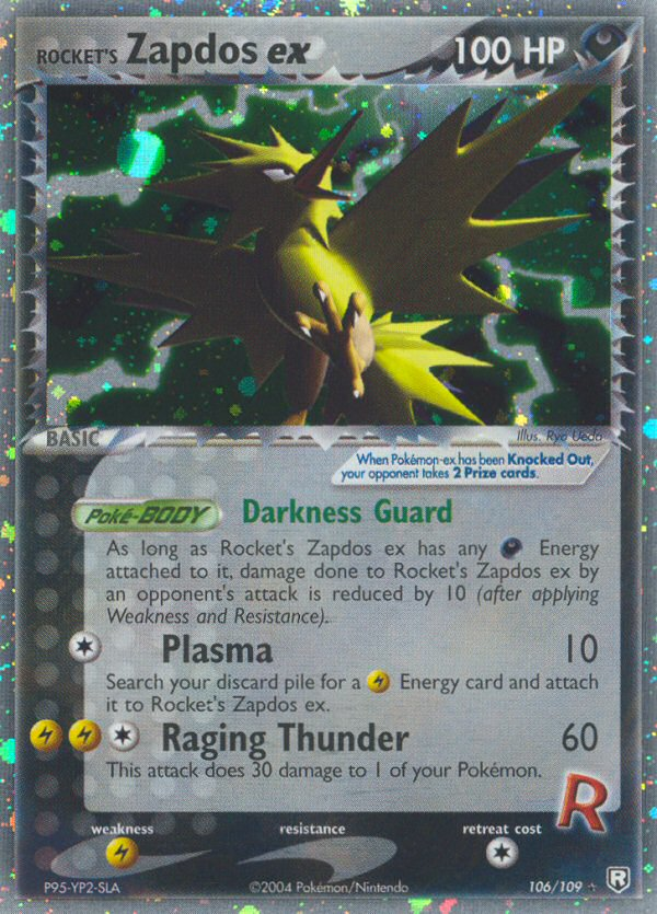 Rocket's Zapdos ex (106/109) [EX: Team Rocket Returns] | Galaxy Games LLC