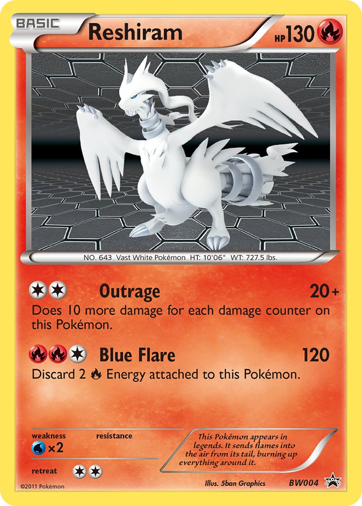 Reshiram (BW004) [Black & White: Black Star Promos] | Galaxy Games LLC