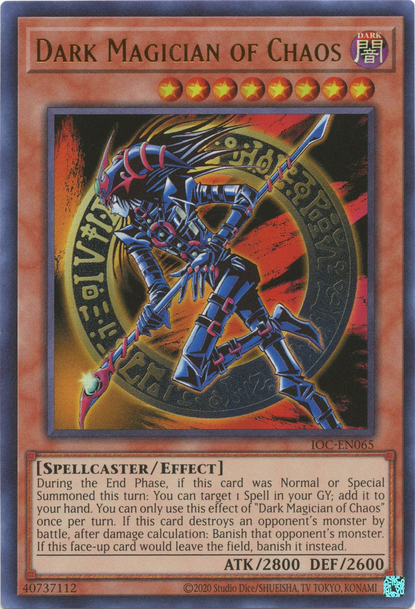 Dark Magician of Chaos (25th Anniversary) [IOC-EN065] Ultra Rare | Galaxy Games LLC