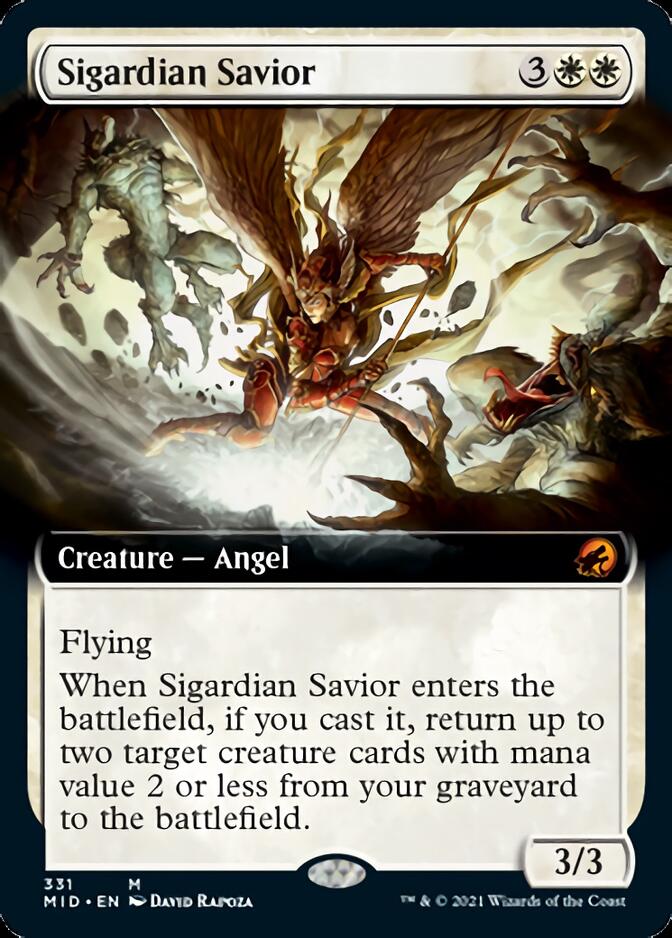 Sigardian Savior (Extended Art) [Innistrad: Midnight Hunt] | Galaxy Games LLC