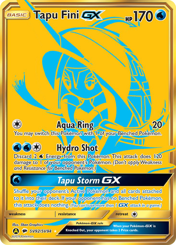 Tapu Fini GX (SV92/SV94) [Sun & Moon: Hidden Fates - Shiny Vault] | Galaxy Games LLC