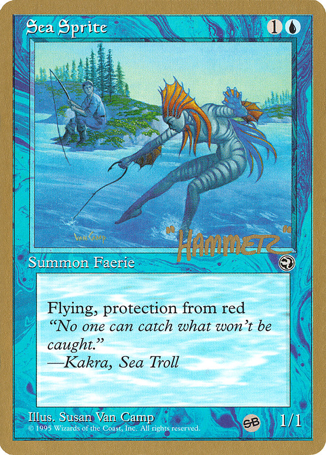 Sea Sprite (Shawn "Hammer" Regnier) (SB) [Pro Tour Collector Set] | Galaxy Games LLC