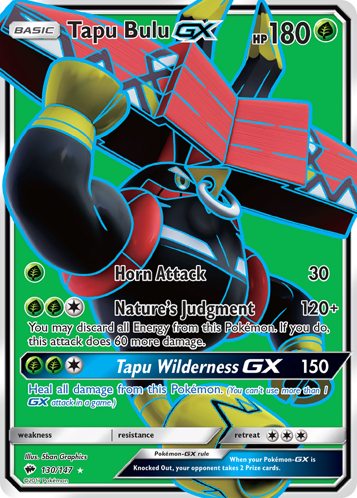 Tapu Bulu GX (130/147) [Sun & Moon: Burning Shadows] | Galaxy Games LLC