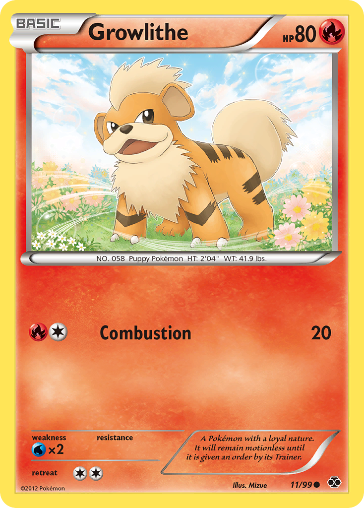 Growlithe (11/99) [Black & White: Next Destinies] | Galaxy Games LLC