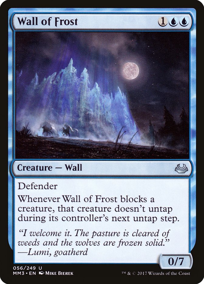 Wall of Frost [Modern Masters 2017] | Galaxy Games LLC