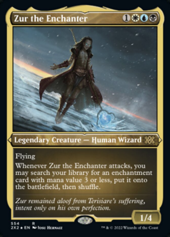 Zur the Enchanter (Foil Etched) [Double Masters 2022] | Galaxy Games LLC