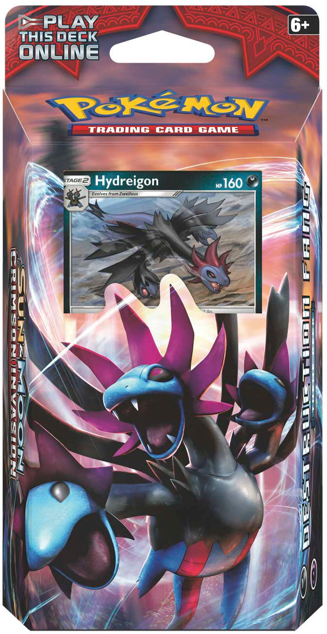 Sun & Moon: Crimson Invasion - Theme Deck (Destruction Fang) | Galaxy Games LLC