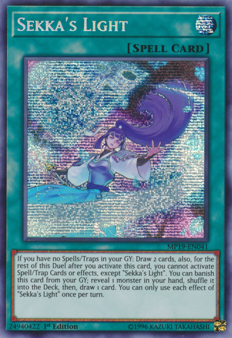 Sekka's Light [MP19-EN041] Prismatic Secret Rare | Galaxy Games LLC