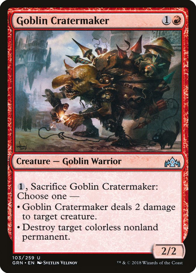 Goblin Cratermaker [Guilds of Ravnica] | Galaxy Games LLC