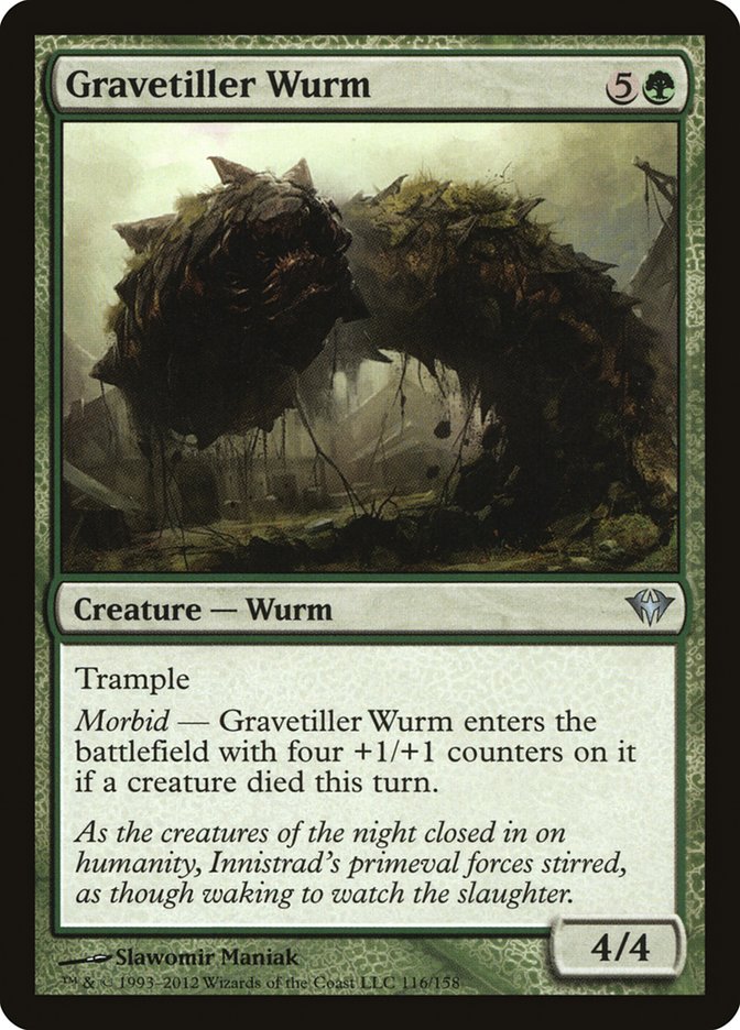 Gravetiller Wurm [Dark Ascension] | Galaxy Games LLC