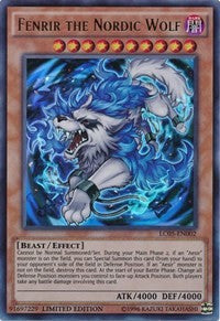 Fenrir the Nordic Wolf [LC05-EN002] Ultra Rare | Galaxy Games LLC