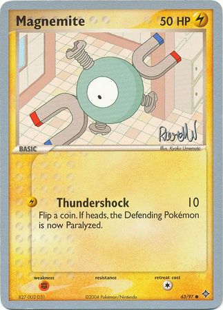 Magnemite (63/97) (Rocky Beach - Reed Weichler) [World Championships 2004] | Galaxy Games LLC