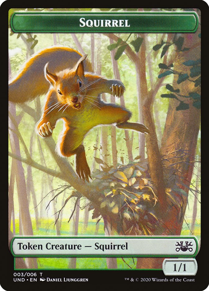 Beeble // Squirrel Double-sided Token [Unsanctioned Tokens] | Galaxy Games LLC