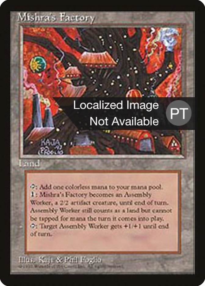 Mishra's Factory [Fourth Edition (Foreign Black Border)] | Galaxy Games LLC