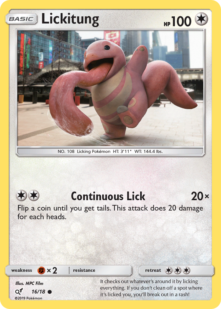 Lickitung (16/18) [Sun & Moon: Detective Pikachu] | Galaxy Games LLC