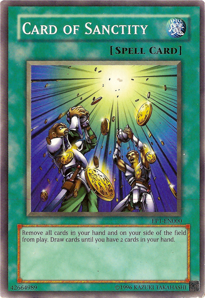 Card of Sanctity (Kids WB Duel of Destiny Promo) [EP1-EN000] Common | Galaxy Games LLC