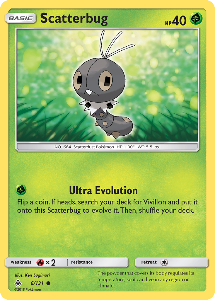 Scatterbug (6/131) [Sun & Moon: Forbidden Light] | Galaxy Games LLC