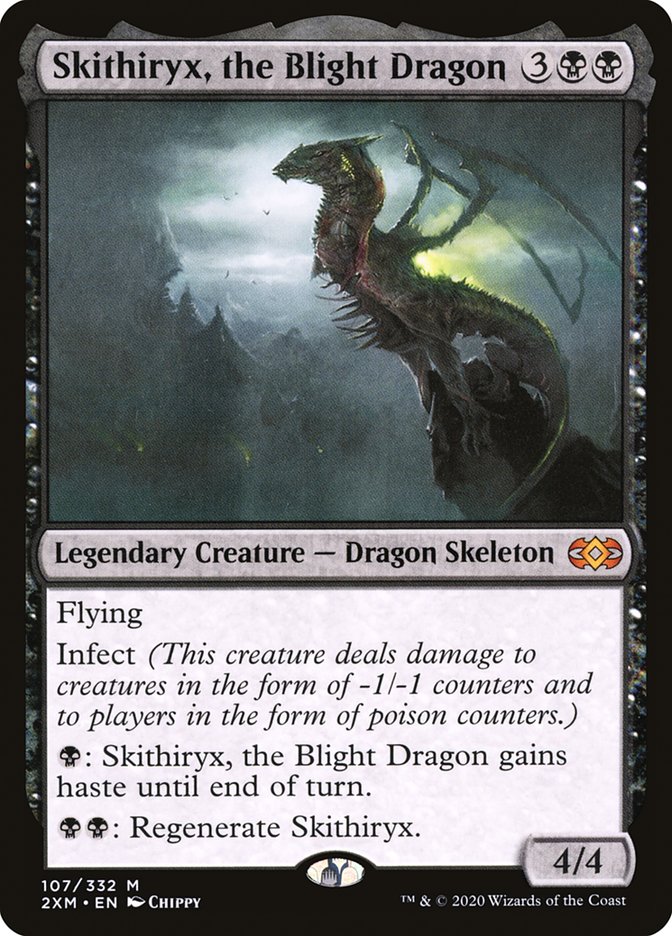 Skithiryx, the Blight Dragon [Double Masters] | Galaxy Games LLC