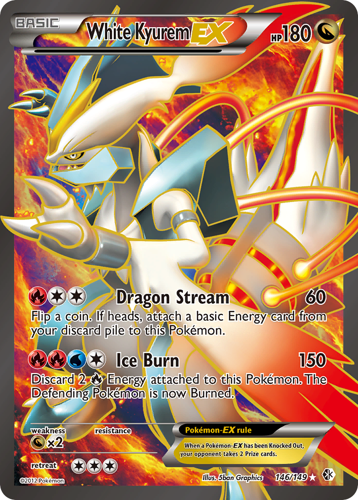 White Kyurem EX (146/149) [Black & White: Boundaries Crossed] | Galaxy Games LLC