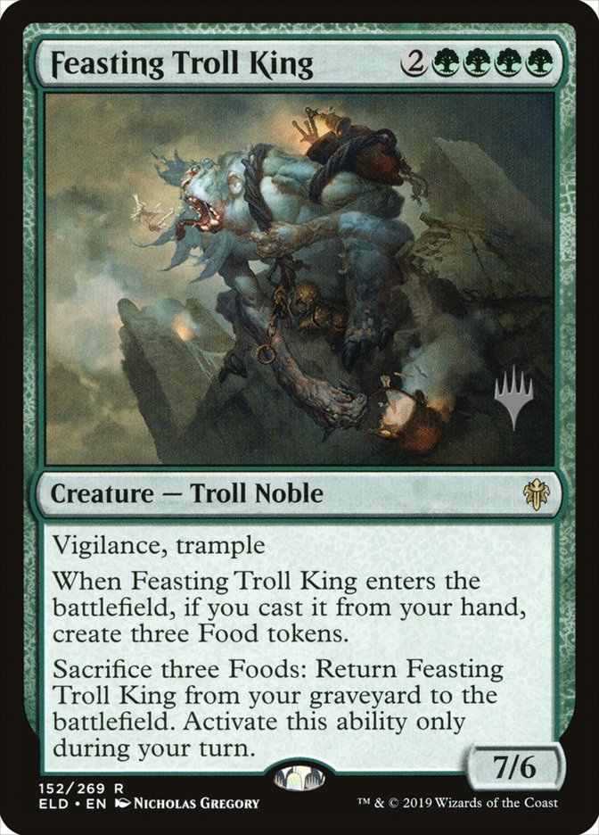 Feasting Troll King (Promo Pack) [Throne of Eldraine Promos] | Galaxy Games LLC