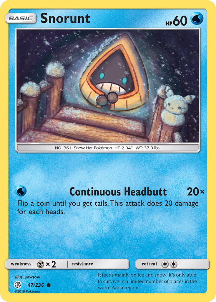 Snorunt (47/236) [Sun & Moon: Cosmic Eclipse] | Galaxy Games LLC