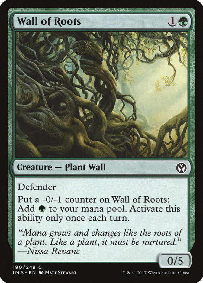 Wall of Roots [Iconic Masters] | Galaxy Games LLC