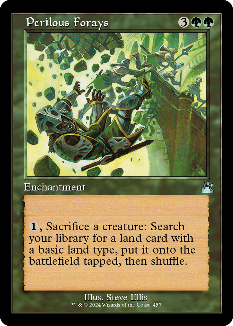 Perilous Forays (Retro) [Ravnica Remastered] | Galaxy Games LLC
