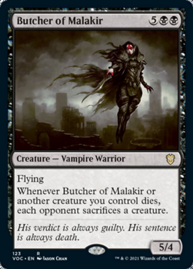 Butcher of Malakir [Innistrad: Crimson Vow Commander] | Galaxy Games LLC