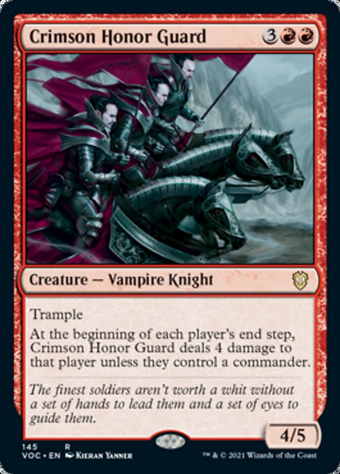 Crimson Honor Guard [Innistrad: Crimson Vow Commander] | Galaxy Games LLC