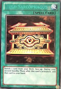 Gold Sarcophagus (Green) [DL18-EN011] Rare | Galaxy Games LLC