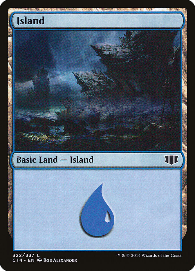 Island (322) [Commander 2014] | Galaxy Games LLC
