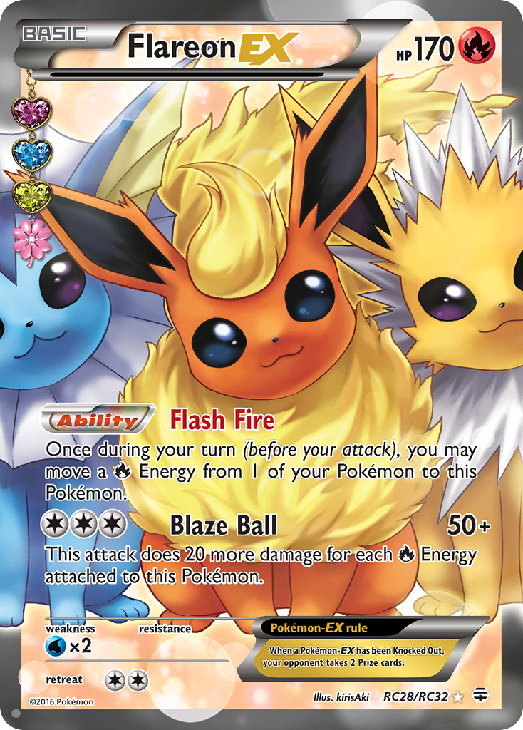 Flareon EX (RC28/RC32) [XY: Generations] | Galaxy Games LLC