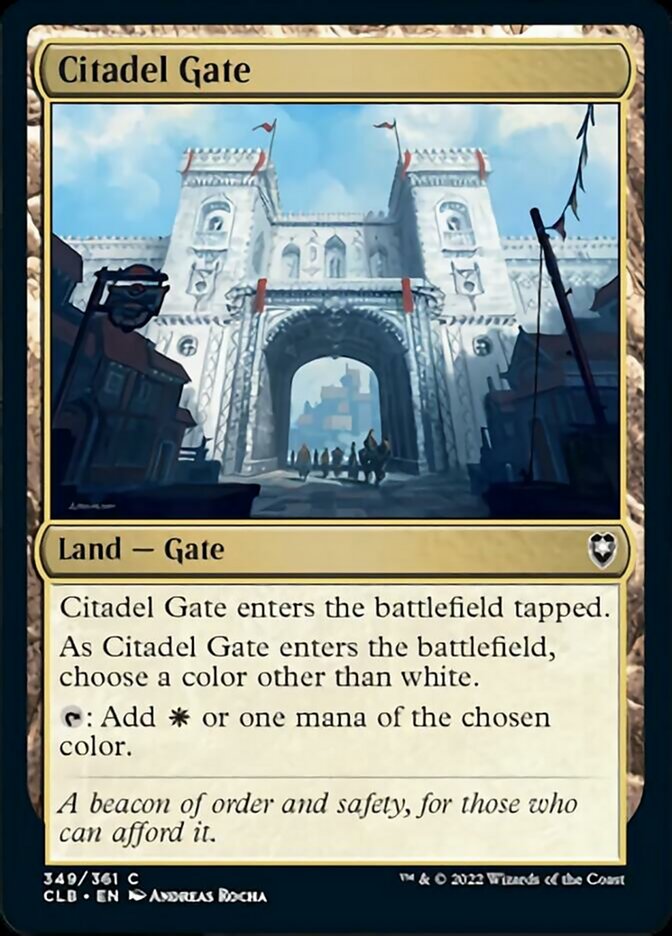 Citadel Gate [Commander Legends: Battle for Baldur's Gate] | Galaxy Games LLC