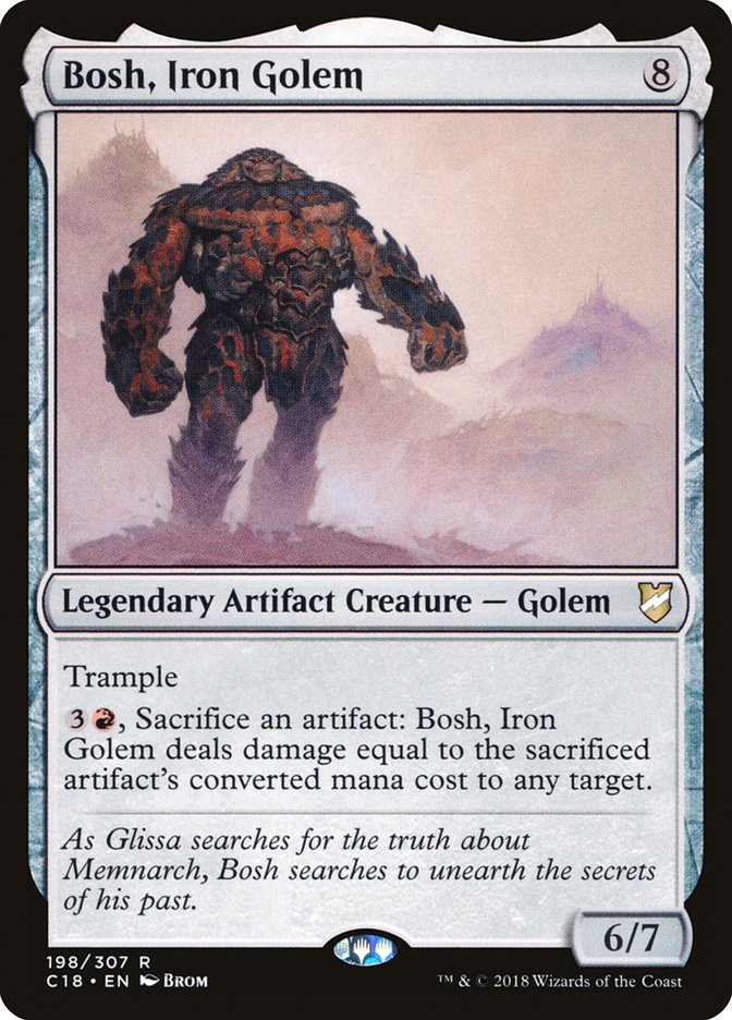 Bosh, Iron Golem [Commander 2018] | Galaxy Games LLC