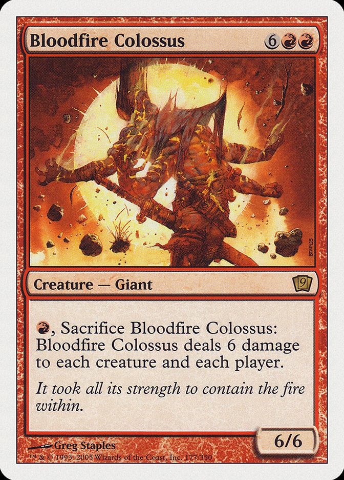 Bloodfire Colossus [Ninth Edition] | Galaxy Games LLC