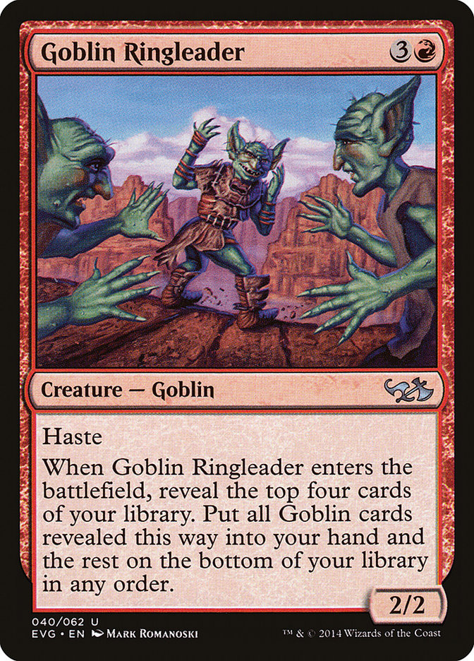 Goblin Ringleader (Elves vs. Goblins) [Duel Decks Anthology] | Galaxy Games LLC