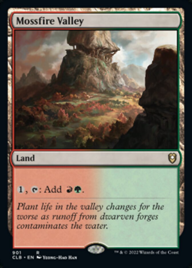 Mossfire Valley [Commander Legends: Battle for Baldur's Gate] | Galaxy Games LLC