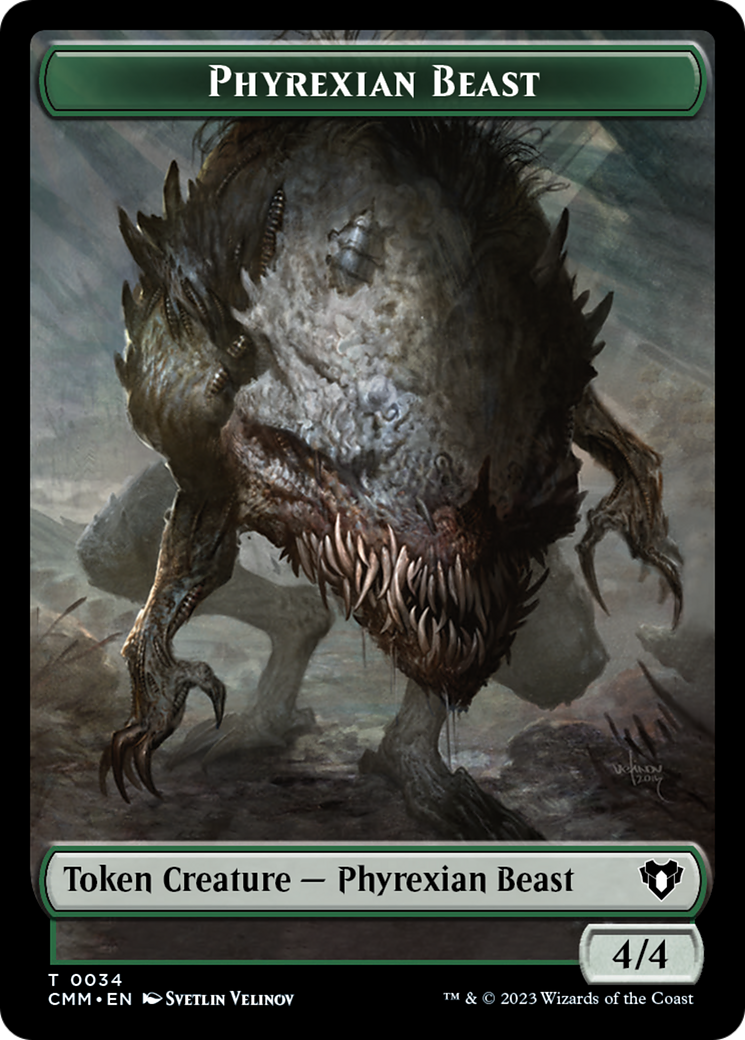 Phyrexian Beast Token [Commander Masters Tokens] | Galaxy Games LLC