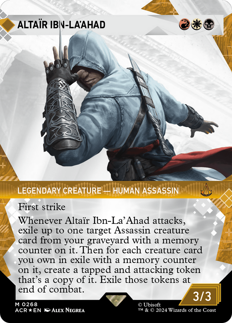 Altair Ibn-La'Ahad (Showcase) (Textured Foil) [Assassin's Creed] | Galaxy Games LLC