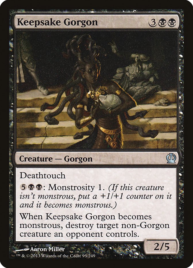 Keepsake Gorgon [Theros] | Galaxy Games LLC