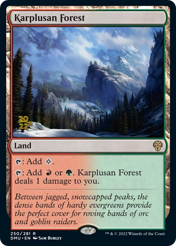 Karplusan Forest [Dominaria United Prerelease Promos] | Galaxy Games LLC