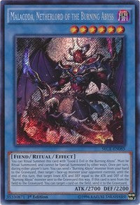Malacoda, Netherlord of the Burning Abyss [SECE-EN085] Secret Rare | Galaxy Games LLC