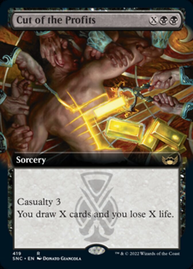 Cut of the Profits (Extended Art) [Streets of New Capenna] | Galaxy Games LLC