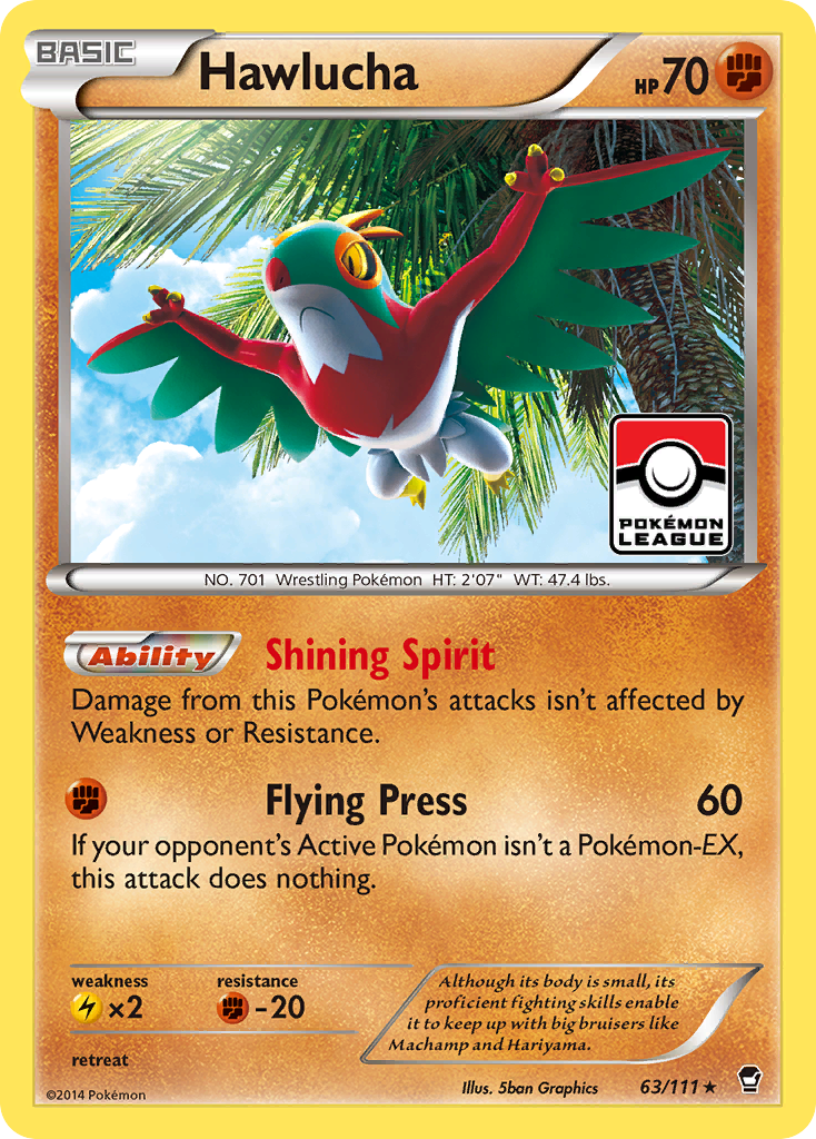 Hawlucha (63/111) [XY: Furious Fists] | Galaxy Games LLC