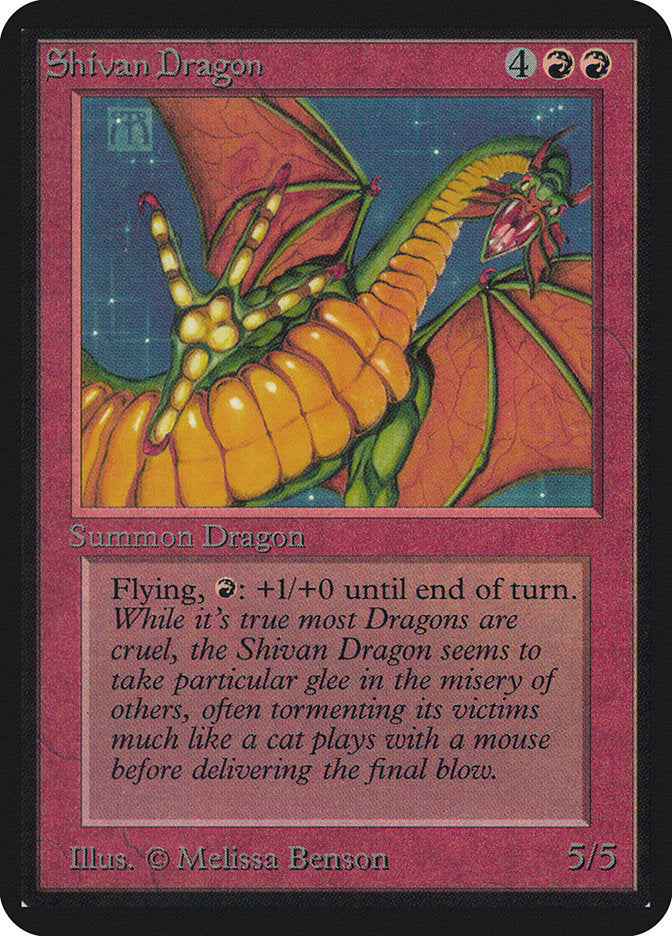Shivan Dragon [Alpha Edition] | Galaxy Games LLC