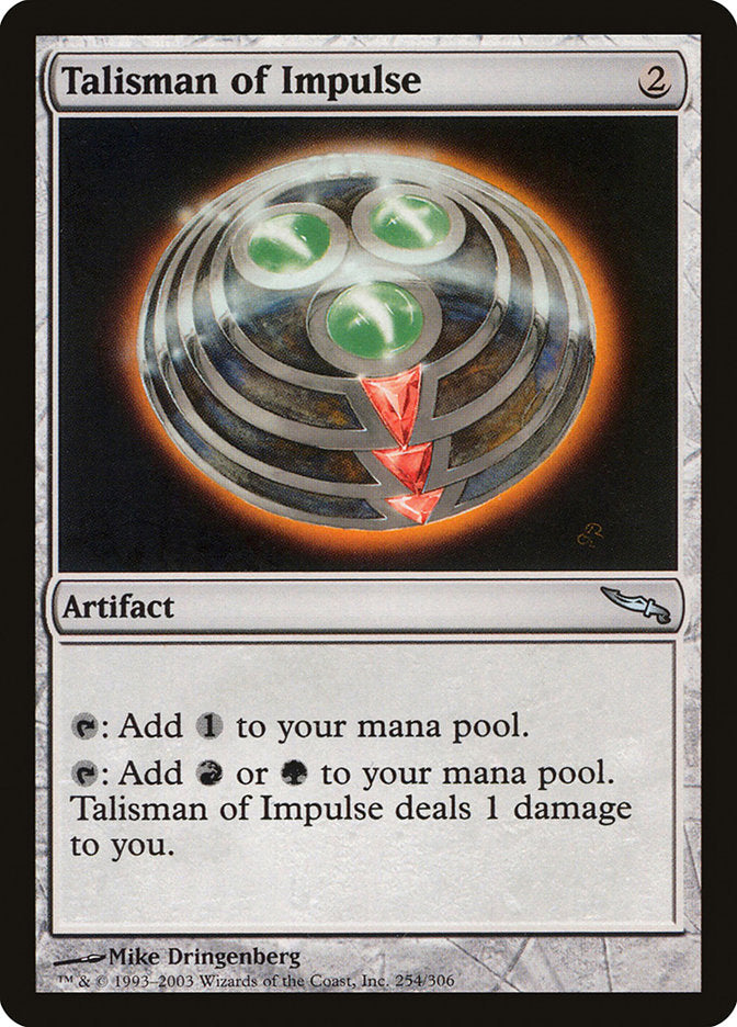 Talisman of Impulse [Mirrodin] | Galaxy Games LLC