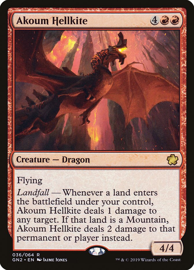 Akoum Hellkite [Game Night 2019] | Galaxy Games LLC