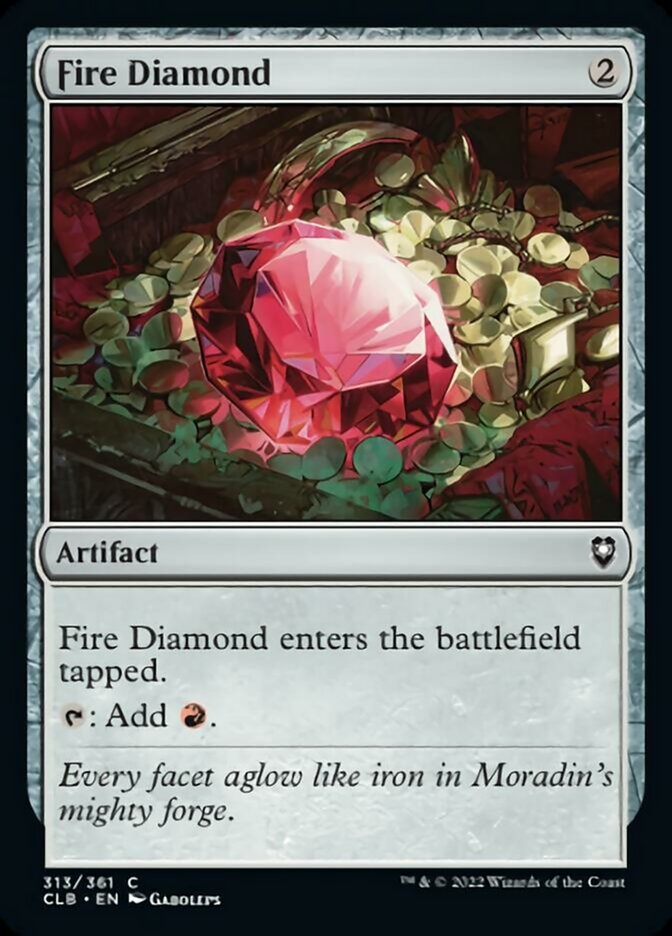 Fire Diamond [Commander Legends: Battle for Baldur's Gate] | Galaxy Games LLC