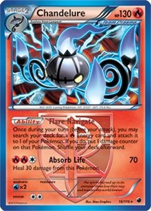 Chandelure (16/116) (Theme Deck Exclusive) [Black & White: Plasma Freeze] | Galaxy Games LLC