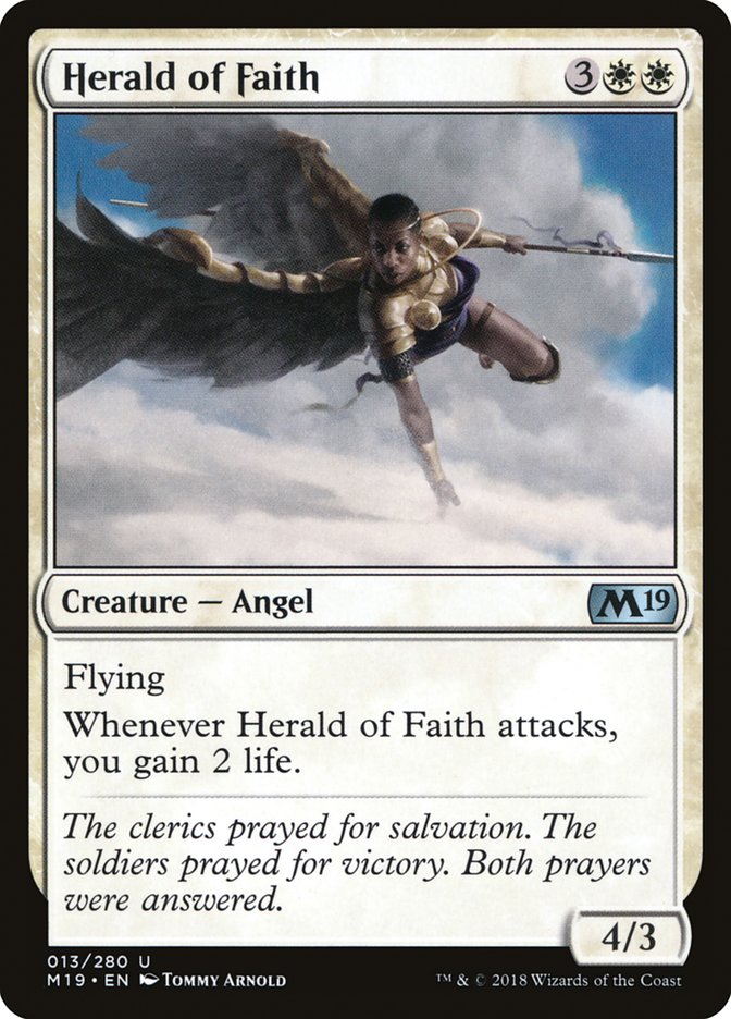 Herald of Faith [Core Set 2019] | Galaxy Games LLC